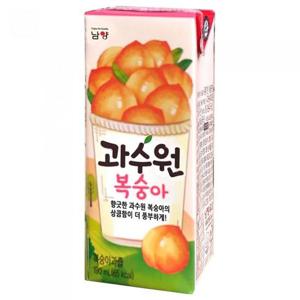 [남양유업] 과수원 복숭아 190ml x 48팩