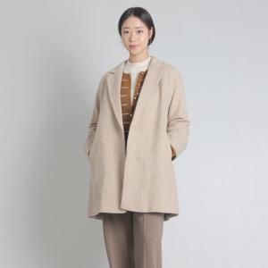 [AROUND23] 베이직 카라 모직 누빔 코트 [A34W7-CT30-BE]