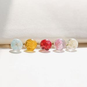 [바이데이지]제이로렌 M02421 꽃길 생화 포스트타입 실버귀걸이