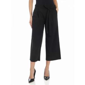 [DKNY] 라프리마 여성 캐주얼 크롭 팬츠 인 블랙 위드 보우 앳 더 웨이스트 P9JK0DRBBLK /8