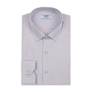 [레노마(셔츠)]레노마 긴소매CP 건클립 미니 체크 슬림핏 RMFSL0-252-WH