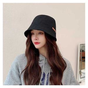 여성 기본캡 벙거지모자 데일리 버킷햇 검정모자 SL