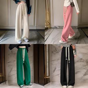 여자 마뚜루 코지 바지 엠보 고무줄 바지