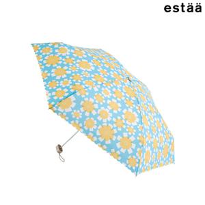 (UE-2E5U447BU) 플랫 미니 패션 5단우산 블루