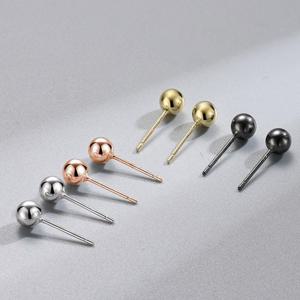 베이직 925실버 골드 볼 귀걸이 은볼귀걸이 4mm 5
