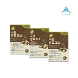 라이프엔 7무첨가 진곡물발효효소 3g x 30포 3박스