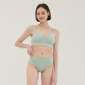 [[세컨스킨]] [SET] 심리스 플러스 베이직 캐미 브라팬티 2종