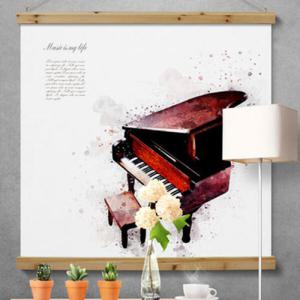 아트박스/꾸밈 is880-우드스크롤_90CmX90Cm-악기