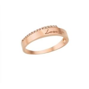 [로이드] 심플베이직 여성각인 Love Me 14K 커플링 LRW19004G
