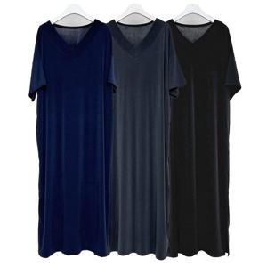 나야홍 / 빅사이즈루즈원피스 O325L506 브이쿨스판박스원피스 G