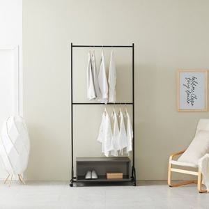 N151 심플 2단 서랍 행거 2colors