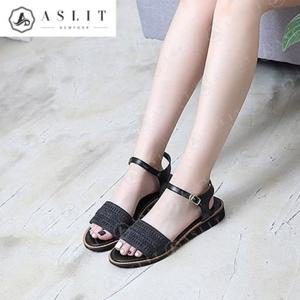 [애슬릿] 빅사이즈 펀칭 스트랩 여성 메리제인 샌들