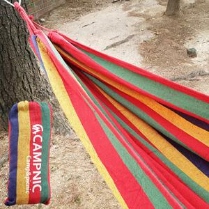 캠핑 해먹 레인보우 그물침대 감성 캠핑 야외 아웃도어 실내 캠핑용품 가정용 그네