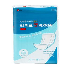 라이프업 성인용기저귀 속기저귀 T자형 1팩 30매