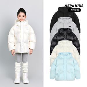 [네파키즈/택가199,000] 25FW 신상 KLF2002 시그니처 숏 덕다운 패딩