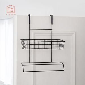 국내제조 무타공 문걸이 수건 선반 1단