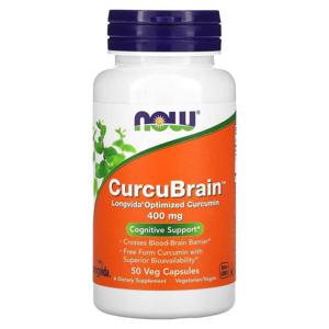 NOW Foods 나우푸드 커큐브레인 400mg 50베지캡슐 CurcuBrain