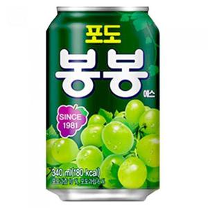 [해태] 포도 봉봉 340ml x 24캔