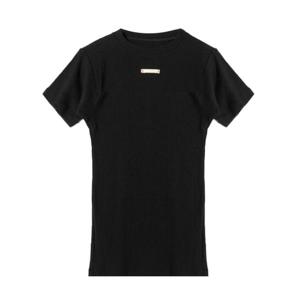 [메종마르지엘라] 남성 반팔 티셔츠/블랙/S50GC0688 S24430 900