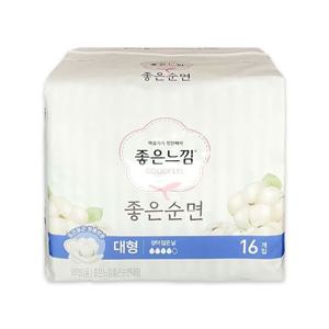 좋은느낌  순면 대형 16P -O