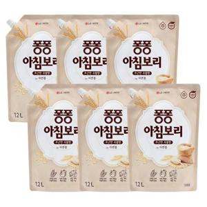 퐁퐁 아침보리 안심설거지 리필 1.2L 6개