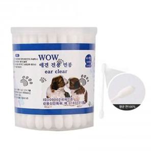애견전용 청결 귓속관리 귀청소 귀봉 면봉 80개입
