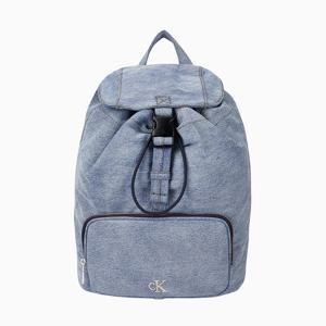 CK진  여성 로고 데님 미니 플랩 백팩(4F3216G-VGO)