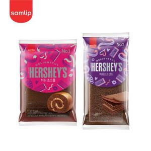 [에스피씨 삼립]삼립 개별포장 허쉬초코빵 2종 9봉 골라담기 (롤/샌드)