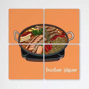 아트박스/꾸밈 ib441-멀티액자_보글보글부대찌개