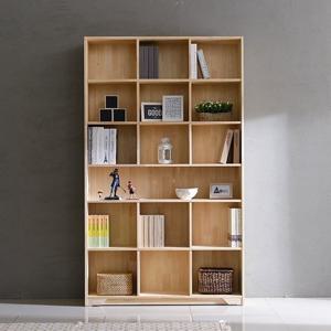 E146 미송 원목 6단 오픈책장 1200 1color