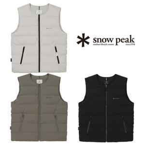 [스노우피크] 프로 라운드넥 경량 다운 베스트 S23WMTDV30