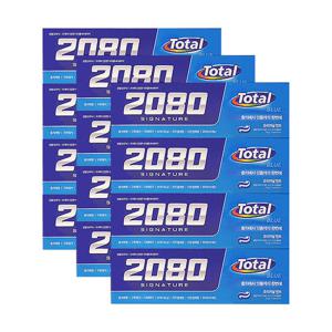 [메디안]애경 2080 시그니쳐 토탈 블루치약 125g 4입 x3