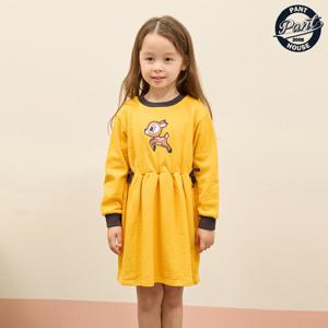 [팬콧키즈] 멀티 캐릭터 컬러배색 원피스_PKTTAOP90W