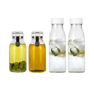 [실리쿡]유리저장용기 물병오일병4종