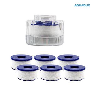 샤워플러스 아쿠아듀오 SF-1000ss 세면대 정수필터헤드+필터6EA