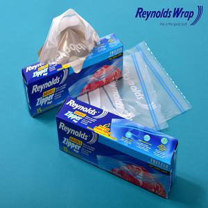레이놀즈 이중잠금 냉동지퍼백 70매(중40+대30)