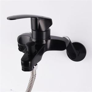 블랙 욕조수전 B-4002 샤워기 겸용