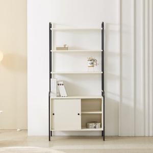 H4471 슬라이드 스틸 수납 선반장 840 2colors