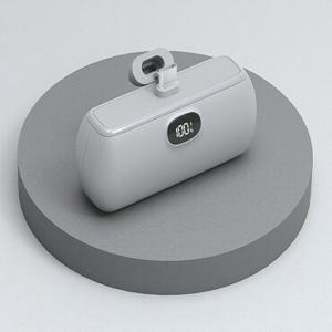 PD20W 고속 초고속 도킹형 스탠드 거치대 C타입 미니 보조배터리 LCD 충전기