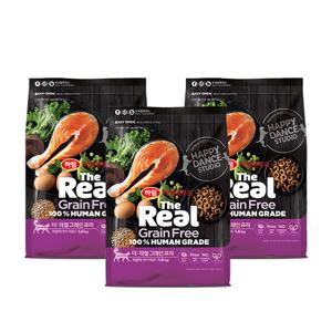 [하림펫푸드] 더리얼 캣 GF 크런치 연어시니어 4.8kg