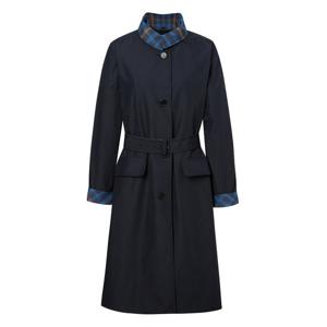 닥스 여성 24FW 가격인하네이비 체크 이중지 하프 맥트렌치 코트(탈착 베스트) DLCO4DE85N2