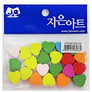 나무 비즈 하트 2봉 비즈공예 재료 팔찌 만들기