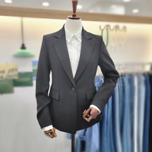 [비지트인뉴욕]면접 기본 베이직테일러드 원버튼자켓 VB9TJ90_US