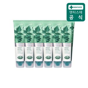 덴티스테 신제품 불소치약 플러스화이트 프로 100g 6개