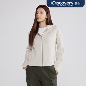 여성 니트라이크 후드 자켓 (BEIGE2)  DWSS74056-BES
