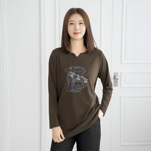 엄마옷 마담4060 데일리커버루즈핏티셔츠 여성 데일리 -ZTE2510011-