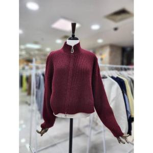 스테파니 세이브존08 사선 골지 가디건 A24SW4419