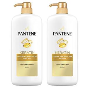 팬틴 케라틴 극손상케어 컨디셔너 1200mlX2개 대용량 린스