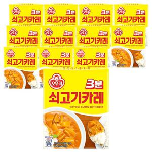 [오뚜기]3분 쇠고기카레 200g 12개