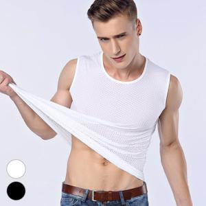 [리빌모아]남자 메쉬 루즈핏 민소매 티셔츠 SD4-TS5-SELC2006